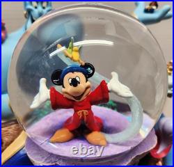 Disney Wonderful World Of Disney Music Light Up Snow Globe in Original Box Disney Wonderful World Of Disney Music Light Up Snow Globe in Original Box