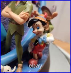 Disney Wonderful World Of Disney Music Light Up Snow Globe in Original Box Disney Wonderful World Of Disney Music Light Up Snow Globe in Original Box