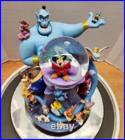 Disney Wonderful World Of Disney Music Light Up Snow Globe in Original Box Disney Wonderful World Of Disney Music Light Up Snow Globe in Original Box