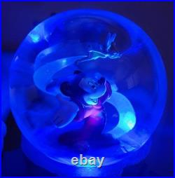 Disney Wonderful World Of Disney Music Light Up Snow Globe in Original Box Disney Wonderful World Of Disney Music Light Up Snow Globe in Original Box
