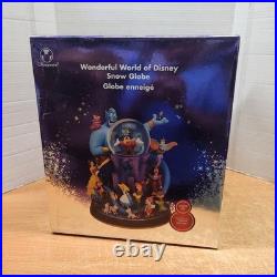 Disney Wonderful World Of Disney Music Light Up Snow Globe in Original Box Disney Wonderful World Of Disney Music Light Up Snow Globe in Original Box