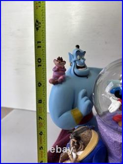 Disney Wonderful World Of Disney Snowglobe Music Box Lights Up Damage 2008