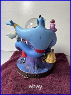 Disney Wonderful World Of Disney Snowglobe Music Box Lights Up Damage 2008