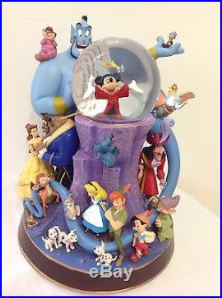 Disney Wonderful World Of Disney Snowglobe-new