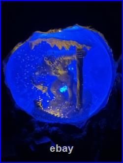 Disney World Expedition Everest Abominable Snowman Yeti Snow Globe RARE RETIRED