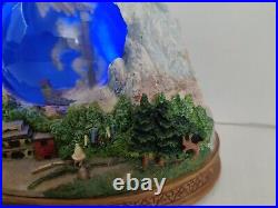 Disney World Expedition Everest Abominable Snowman Yeti Snow Globe RARE RETIRED