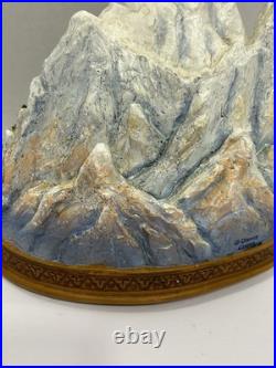 Disney World Expedition Everest Abominable Snowman Yeti Snow Globe RARE RETIRED