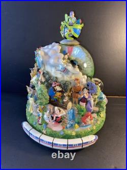 Disney World Magic Kingdom Snow Globe Musical Working 4 Parks One World Monorail Disney World Magic Kingdom Snow Globe Musical Working 4 Parks One World Monorail