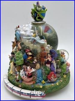 Disney World Magic Kingdom Snow Globe Musical Working 4 Parks One World Monorail Disney World Magic Kingdom Snow Globe Musical Working 4 Parks One World Monorail
