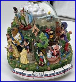 Disney World Magic Kingdom Snow Globe Musical Working 4 Parks One World Monorail Disney World Magic Kingdom Snow Globe Musical Working 4 Parks One World Monorail