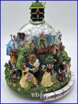 Disney World Magic Kingdom Snow Globe Musical Working 4 Parks One World Monorail Disney World Magic Kingdom Snow Globe Musical Working 4 Parks One World Monorail