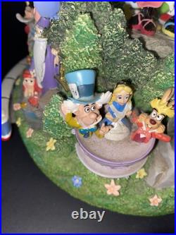 Disney World Magic Kingdom Snow Globe Musical Working 4 Parks One World Monorail Disney World Magic Kingdom Snow Globe Musical Working 4 Parks One World Monorail