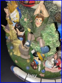Disney World Magic Kingdom Snow Globe Musical Working 4 Parks One World Monorail Disney World Magic Kingdom Snow Globe Musical Working 4 Parks One World Monorail