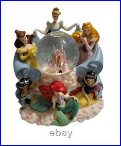 Disney parks Princess rare Snow Globe Play once Upon a Dream mermaid Cinderella