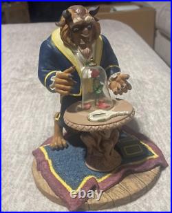 Disney's Beauty and the Beast Beast Figurine With Rose