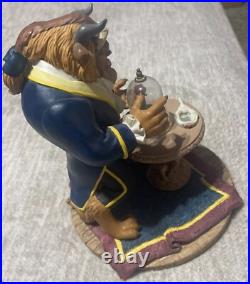 Disney's Beauty and the Beast Beast Figurine With Rose