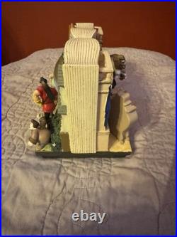 Disney's Beauty and the Beast Double sided Book Snow Globe Music READ Damaged