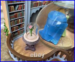 Disney's Beauty and the Beast Musical Library Snow Globe Read Description
