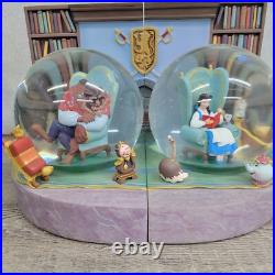 Disney's Beauty and the Beast Snow Globe Book Ends Pair Set