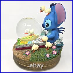 Disney's Lilo & Stitch Ducks Duckling 8.5 Musical Dance Snow Globe Disney Store Disney's Lilo & Stitch Ducks Duckling 8.5 Musical Dance Snow Globe Disney Store