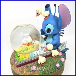 Disney's Lilo & Stitch Ducks Duckling 8.5 Musical Dance Snow Globe Disney Store Disney's Lilo & Stitch Ducks Duckling 8.5 Musical Dance Snow Globe Disney Store