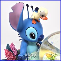 Disney's Lilo & Stitch Ducks Duckling 8.5 Musical Dance Snow Globe Disney Store Disney's Lilo & Stitch Ducks Duckling 8.5 Musical Dance Snow Globe Disney Store