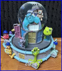Disney's MONSTERS INC Snow Globe IF IDIDNT HAVE YOU Motion Rotating Carousel
