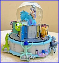Disney's MONSTERS INC Snow Globe IF IDIDNT HAVE YOU Motion Rotating Carousel
