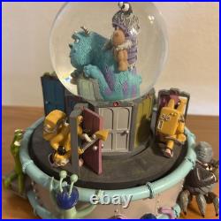Disney's MONSTERS INC Snow Globe IF IDIDNT HAVE YOU Motion Rotating Carousel