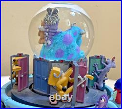 Disney's MONSTERS INC Snow Globe IF IDIDNT HAVE YOU Motion Rotating Carousel