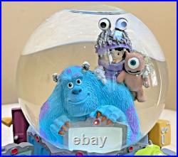 Disney's MONSTERS INC Snow Globe IF IDIDNT HAVE YOU Motion Rotating Carousel