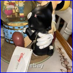 Disney's Pinocchio's Music Box Water Globe Snow Globe with tags