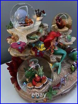 Disney's The Little Mermaid Snow globe Under The Sea Snowglobe-Very Rare Disney's The Little Mermaid Snow globe Under The Sea Snowglobe-Very Rare