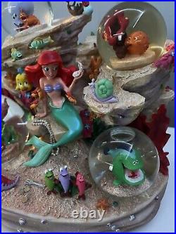 Disney's The Little Mermaid Snow globe Under The Sea Snowglobe-Very Rare Disney's The Little Mermaid Snow globe Under The Sea Snowglobe-Very Rare