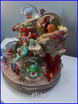 Disney's The Little Mermaid Snow globe Under The Sea Snowglobe-Very Rare Disney's The Little Mermaid Snow globe Under The Sea Snowglobe-Very Rare