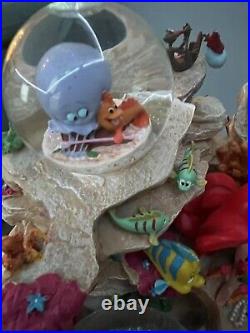 Disney's The Little Mermaid Snow globe Under The Sea Snowglobe-Very Rare Disney's The Little Mermaid Snow globe Under The Sea Snowglobe-Very Rare