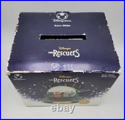 Disney's The Rescuers 30th Anniversary Musical Snow Globe RETIRED Authentic