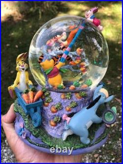 Disney's Winnie The Pooh Blustery Day Snow Globe Vgc Working