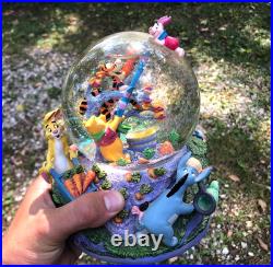 Disney's Winnie The Pooh Blustery Day Snow Globe Vgc Working
