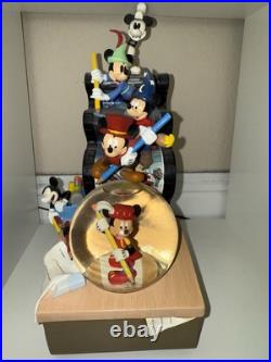Disney snowglobe, limited edition, Mickey deluxe snow globe, 80 years of magic Disney snowglobe, limited edition, Mickey deluxe snow globe, 80 years of magic