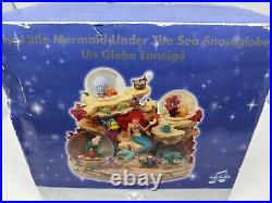 Disney store LITTLE MERMAID Snowglobe Musical UNDER THE SEA Multi Globe (Read)