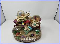 Disney store LITTLE MERMAID Snowglobe Musical UNDER THE SEA Multi Globe (Read)