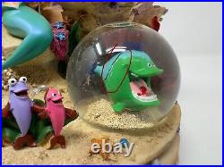 Disney store LITTLE MERMAID Snowglobe Musical UNDER THE SEA Multi Globe (Read)