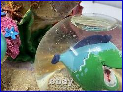 Disney store LITTLE MERMAID Snowglobe Musical UNDER THE SEA Multi Globe (Read)