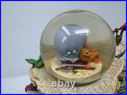 Disney store LITTLE MERMAID Snowglobe Musical UNDER THE SEA Multi Globe (Read)