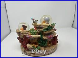 Disney store LITTLE MERMAID Snowglobe Musical UNDER THE SEA Multi Globe (Read)