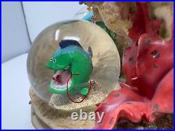 Disney store LITTLE MERMAID Snowglobe Musical UNDER THE SEA Multi Globe (Read)