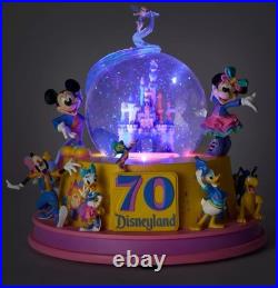 Disneyland 70th Anniv. Sleeping Beauty's Castle Snow Globe Mickey & Friends 2025 Disneyland 70th Anniv. Sleeping Beauty's Castle Snow Globe Mickey & Friends 2025