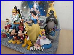 Disneyland Musical Snow Globe Rare Large Heavy