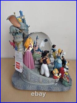 Disneyland Musical Snow Globe Rare Large Heavy